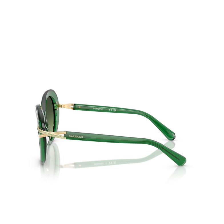 Swarovski SK6026 Sonnenbrillen 10642A transparent green - 3/4