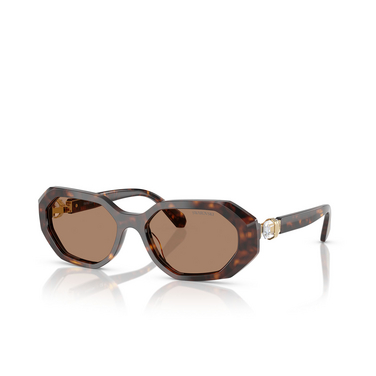 Swarovski SK6028 Sunglasses 100273 dark havana - three-quarters view