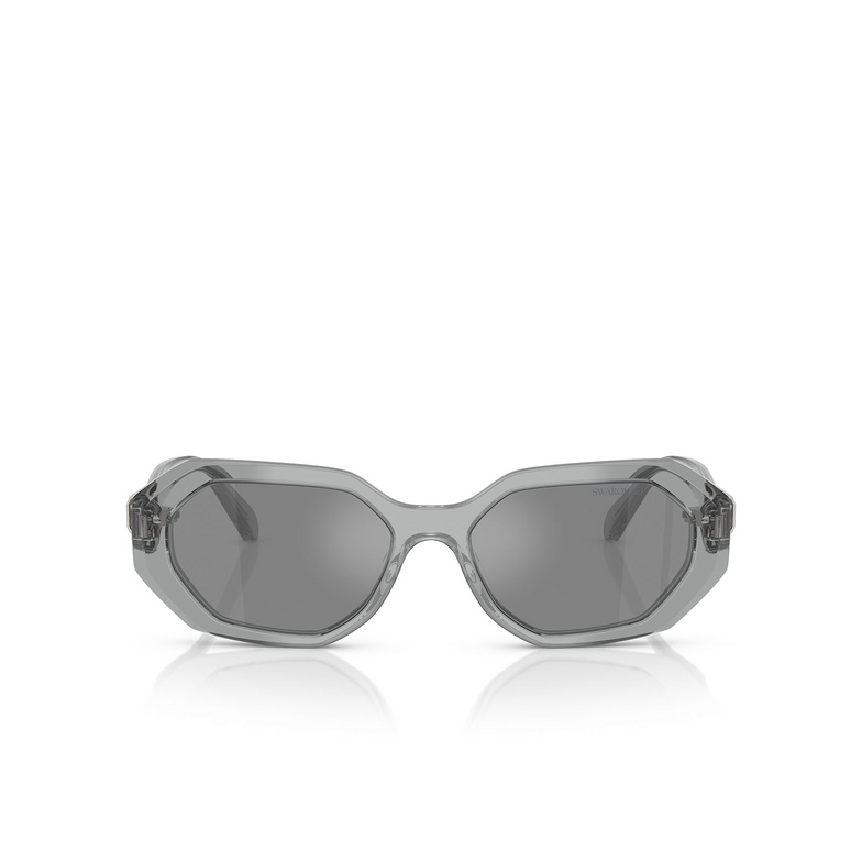 Occhiali da sole Swarovski SK6028 10626G transparent dark grey - 1/4