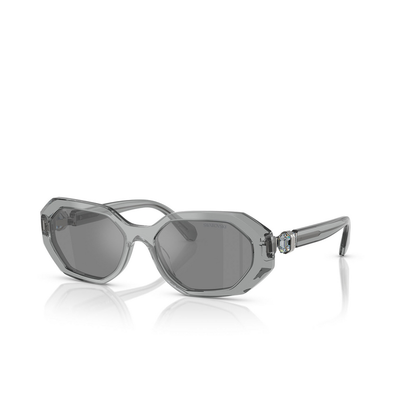 Occhiali da sole Swarovski SK6028 10626G transparent dark grey - 2/4