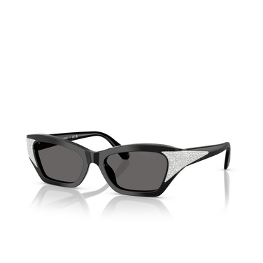 Swarovski SK6029 Sunglasses 100187 black - three-quarters view