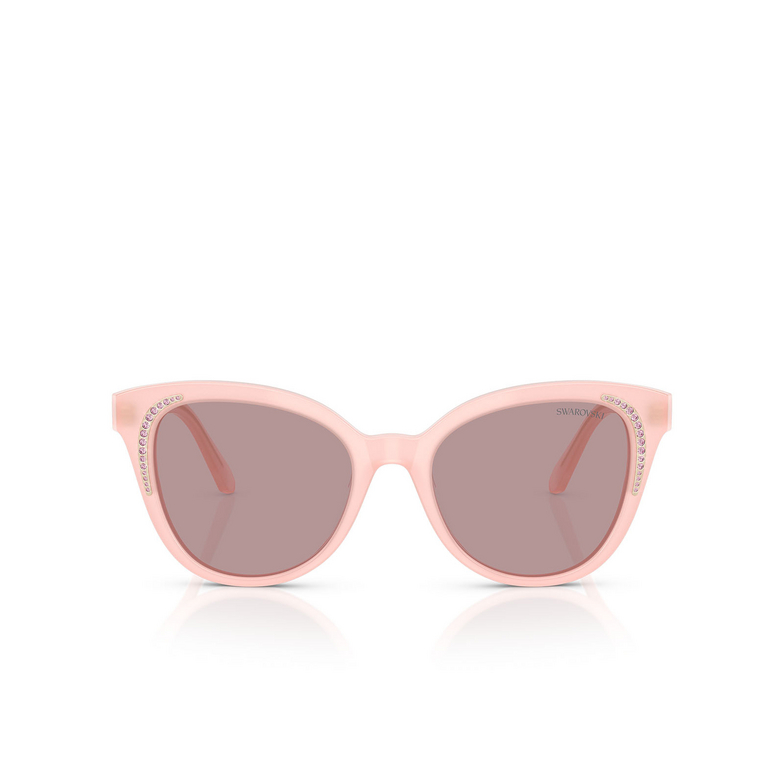 Lunettes de soleil Swarovski SK6031 10317N milky pink - 1/4