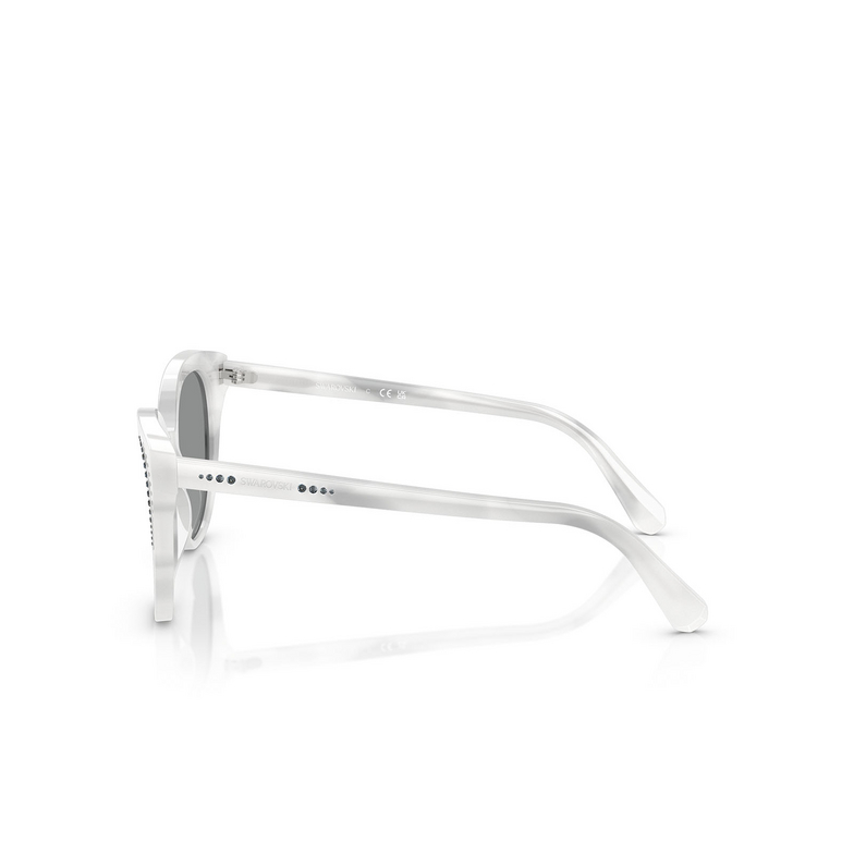 Lunettes de soleil Swarovski SK6031 104287 striped white - 3/4