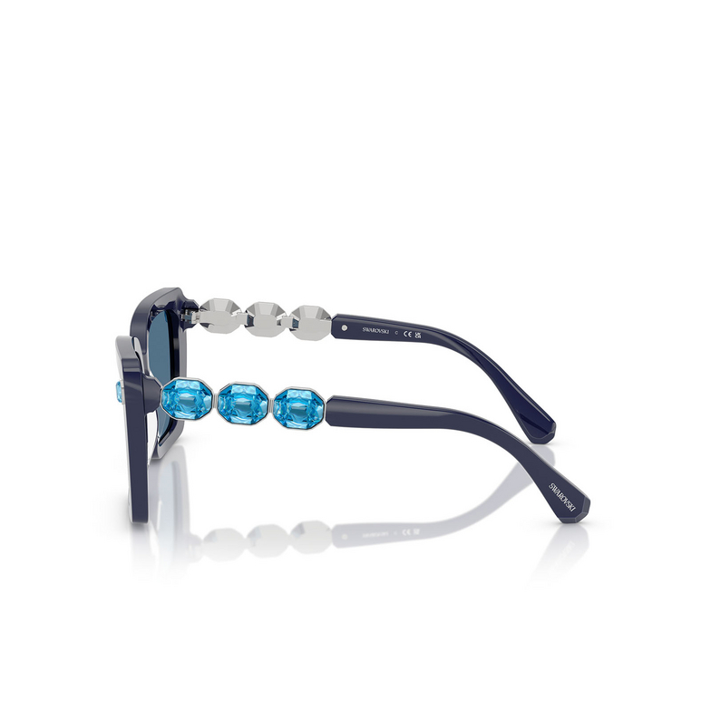 Lunettes de soleil Swarovski SK6032 100455 blue - 3/4