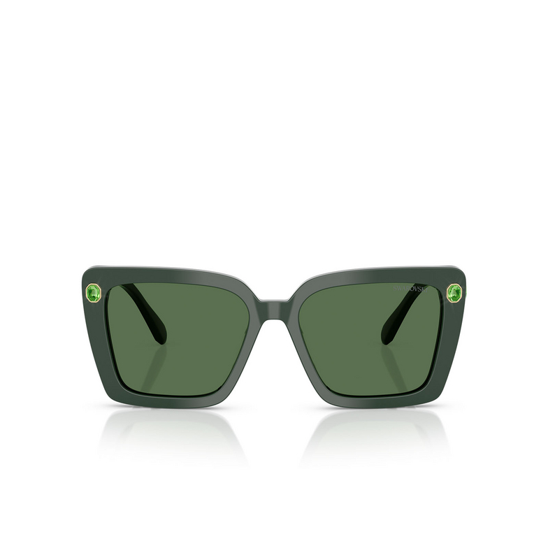 Lunettes de soleil Swarovski SK6032 102671 green - 1/4