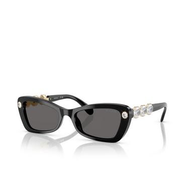 Swarovski SK6033 Sunglasses 100187 black - three-quarters view