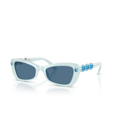 Occhiali da sole Swarovski SK6033 102455 milky blue - tre quarti