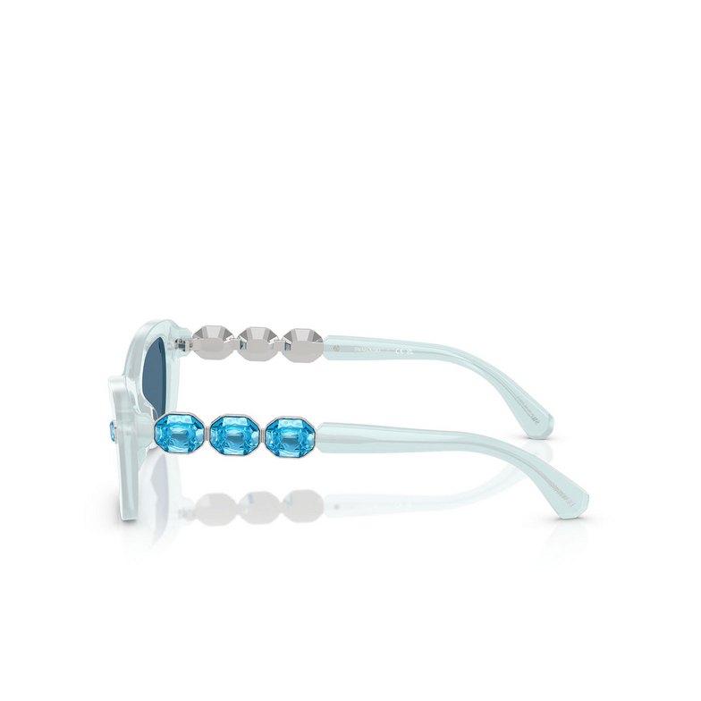 Lunettes de soleil Swarovski SK6033 102455 milky blue - 3/4