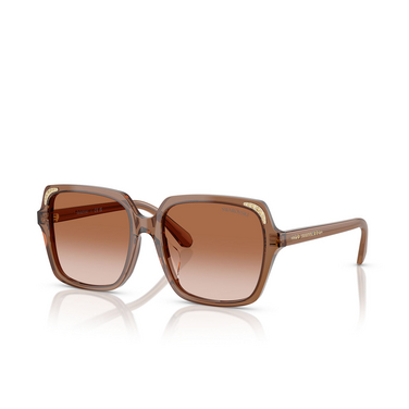 Gafas de sol Swarovski SK6034D 106713 transparent brown - Vista tres cuartos