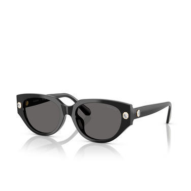 Swarovski SK6035D Sunglasses 100187 black - three-quarters view