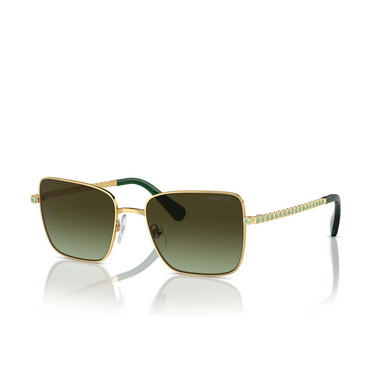 Swarovski SK7015 Sunglasses 4004E8 gold - three-quarters view