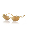 Lunettes de soleil Swarovski SK7016 40047P gold - Vignette du produit 2/4