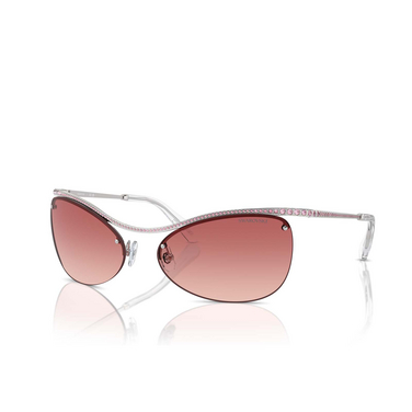 Swarovski SK7018 Sunglasses 4001A5 silver - three-quarters view