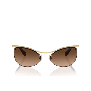 Gafas de sol Swarovski SK7018 400474 gold - Vista delantera