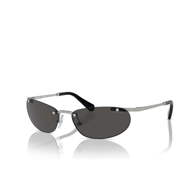 Swarovski SK7019 Sunglasses 400187 matte silver - three-quarters view