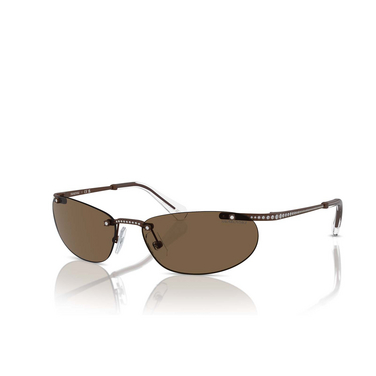Swarovski SK7019 Sunglasses 400273 matte brown - three-quarters view