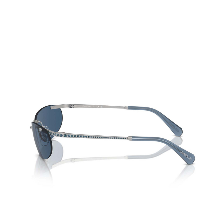 Swarovski SK7019 Sunglasses 402555 matte silver - 3/4