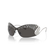 Lunettes de soleil Swarovski SK7020 400187 silver - Vignette du produit 2/4