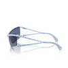 Lunettes de soleil Swarovski SK7022 400555 light blue - Vignette du produit 3/4