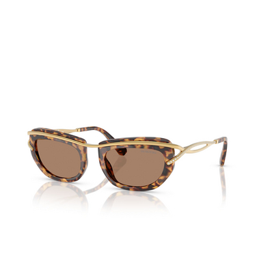 Swarovski SK7026 Sunglasses 403573 light havana - three-quarters view