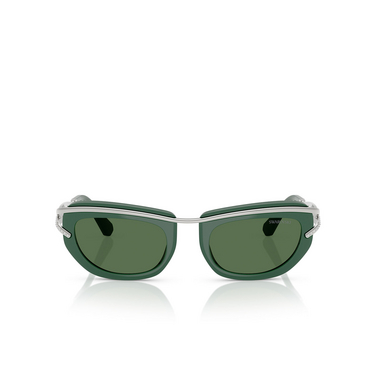 Lunettes de soleil Swarovski SK7026 403671 dark green - Vue de face