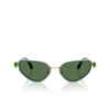 Lunettes de soleil Swarovski SK7027 403371 gold / dark green - Vignette du produit 1/4