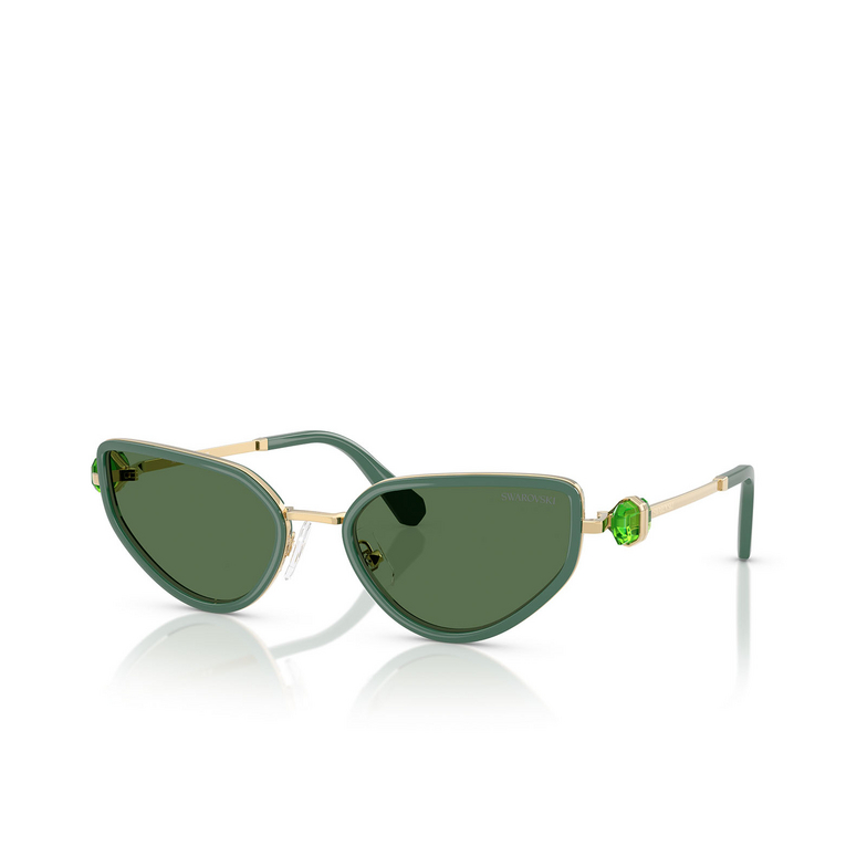 Lunettes de soleil Swarovski SK7027 403371 gold / dark green - 2/4