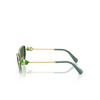 Lunettes de soleil Swarovski SK7027 403371 gold / dark green - Vignette du produit 3/4