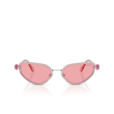 Gafas de sol Swarovski SK7027 403784 silver / pink - Vista delantera