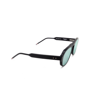 Thom Browne UES416A Sunglasses 004 black / charcoal - three-quarters view