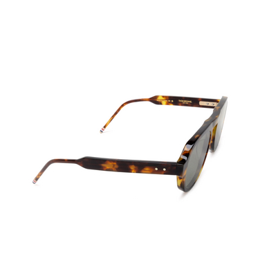 Thom Browne UES416A Sunglasses 215 med brown - three-quarters view