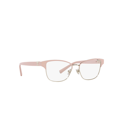Tiffany TF1152B Eyeglasses 6186 cloud pink on pale gold - three-quarters view