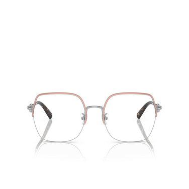 Tiffany TF1153D Eyeglasses 6192 pink on silver - front view