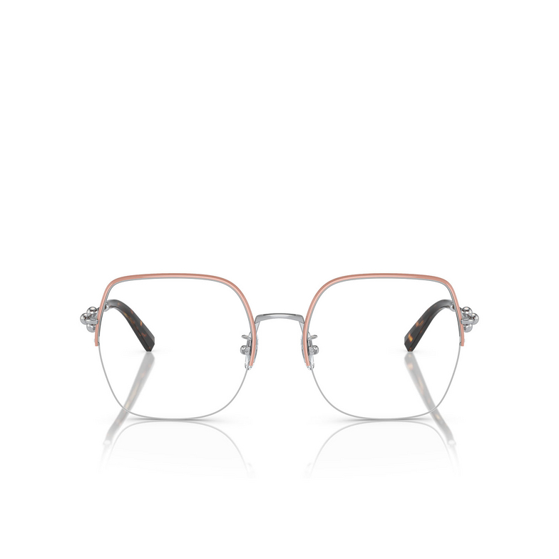 Tiffany TF1153D Eyeglasses 6192 pink on silver - 1/4