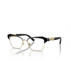 Tiffany TF1156B Eyeglasses 6021 black on pale gold - product thumbnail 2/4