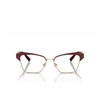 Tiffany TF1156B Eyeglasses 6185 burgundy on pale gold - product thumbnail 1/4