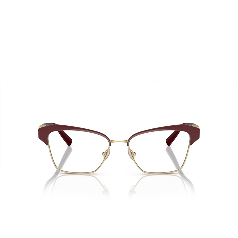 Tiffany TF1156B Korrektionsbrillen 6185 burgundy on pale gold - 1/4