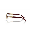 Tiffany TF1156B Eyeglasses 6185 burgundy on pale gold - product thumbnail 3/4