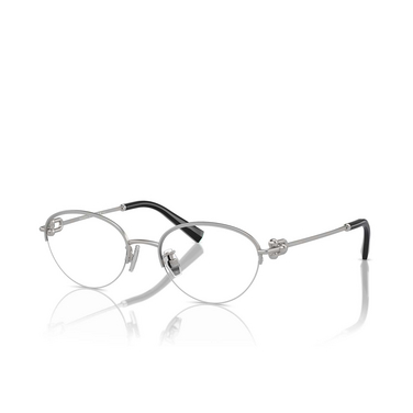 Tiffany TF1158TD Eyeglasses 6001 silver opaque - three-quarters view