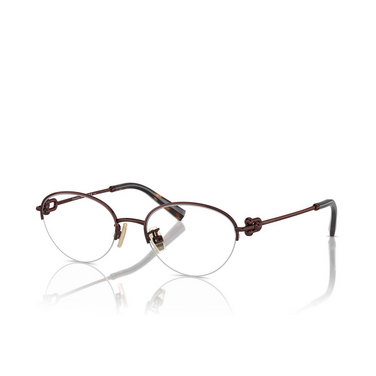 Tiffany TF1158TD Eyeglasses 6046 brown - three-quarters view
