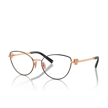 Tiffany TF1159B Eyeglasses 6162 black on rose gold - three-quarters view