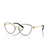 Occhiali da vista Tiffany TF1159B 6164 black on pale gold - anteprima prodotto 2/4