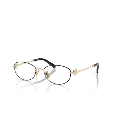 Occhiali da vista Tiffany TF1162TD 6164 black on pale gold - tre quarti