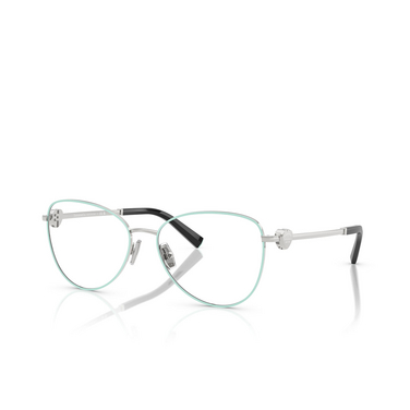 Occhiali da vista Tiffany TF1163B 6151 tiffany blue on silver - tre quarti