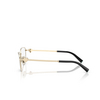 Tiffany TF1164B Eyeglasses 6164 black on pale gold - product thumbnail 3/4