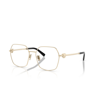 Tiffany TF1165BD Eyeglasses 6021 pale gold - three-quarters view