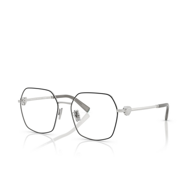 Lunettes de vue Tiffany TF1165BD 6145 black on silver - Vue trois quarts