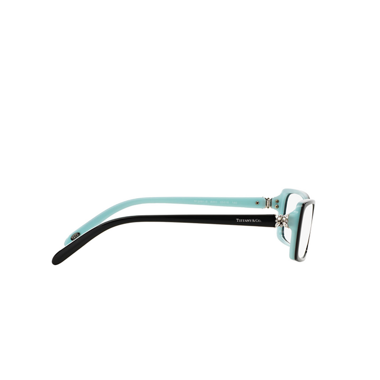 Tiffany TF2091B Eyeglasses 8055 black on tiffany blue - 3/4