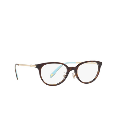 Tiffany TF2153D Eyeglasses 8015 havana - three-quarters view