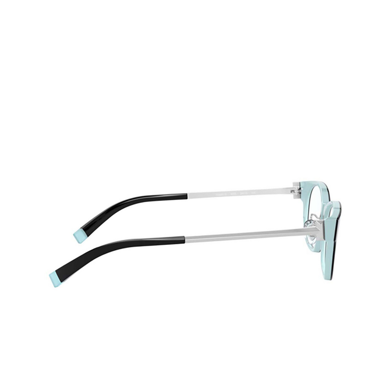 Tiffany TF2201D Eyeglasses 8055 black on tiffany blue - 3/4